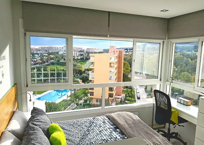Estudio Vistas Campo Golf Y Piscina Lejlighed Torremolinos